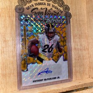 Anthony McFarland autograph rookie script mosaic